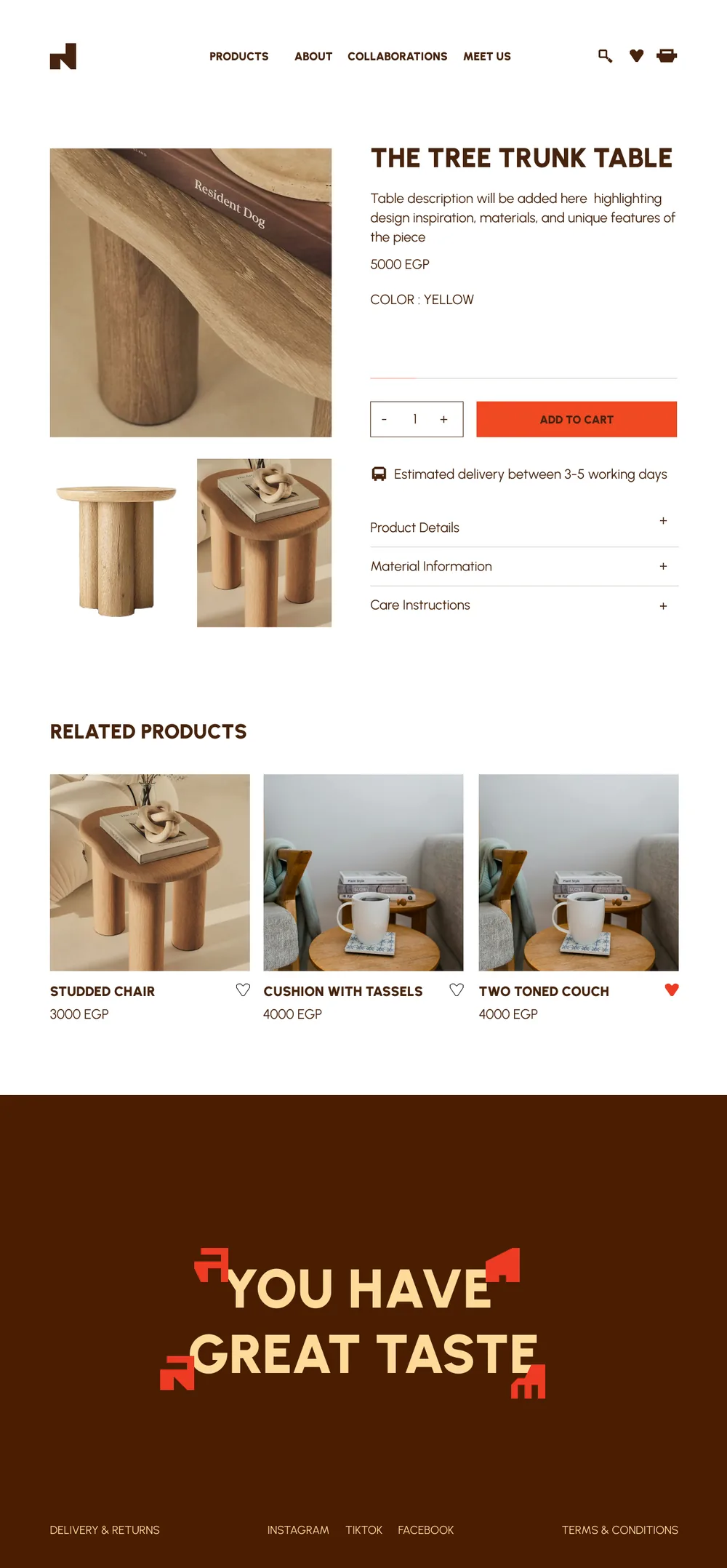 Alive and Well Product on desktop