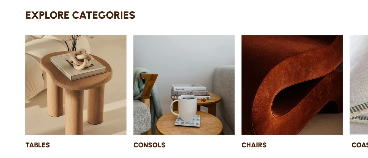Explore categories at rest