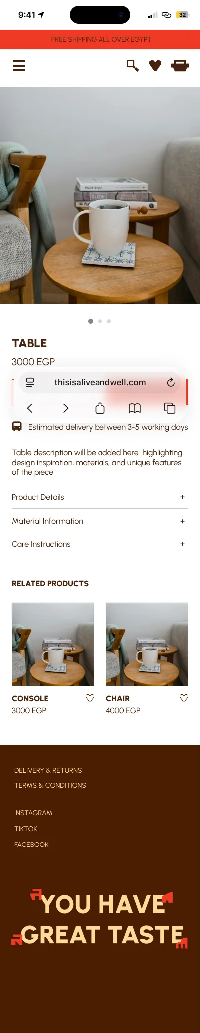 Alive and Well Product on mobile
